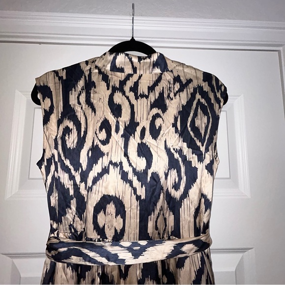 Spartina 449 Sleeveless Belted Silk Maxi Dress - Picture 7 of 9